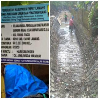 Sekjen DPP LII Empat Lawang Minta Tipikor Mabes Polri dan KPK Periksa Proyek Rehab Irigasi di Kabupaten Empat Lawang Dengan Dana "Fantastis"