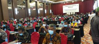 Bimtek Perangkat Desa di Bandar Lampung Tetap Ikuti Protokol Kesehatan