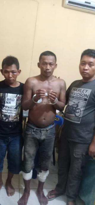 Polsek Perbaungan Amankan 3 Pelaku, Bandar dan Pengedar Sabu Ditembak