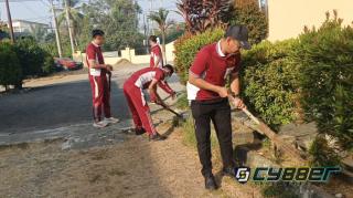 Kapolsek Sekayu, AKP Dedy Kurniawan Pimpin Gelar Kurve Bersihkan Lingkungan Mako Hingga Mess dan Rumdis