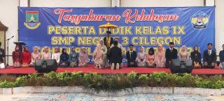 SMPN 3 Kota Cilegon Gelar Tasyakuran Kelulusan Peserta Didik Kelas lX Tahun Pelajaran 2023/2024
