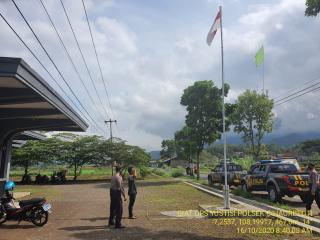 Polsek Cihaurbeuti Menggelar Operasi Yustisi Gabungan Penegakan Protokol Kesehatan Covid-19 