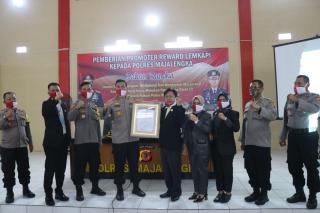 Kabid Humas Polda Jabar : Lemkapi Berikan Promoter Reward Kepada Polres Majalengka Atas Inovasi Ketahanan Pangan Di Mass Covid-19