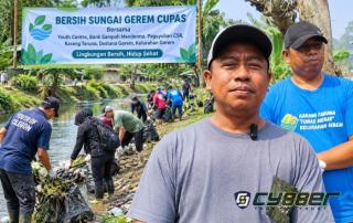 Bukan Sekadar Pemuda, Karang Taruna Gerem Buktikan Kepedulian Lewat Aksi Bersih Sungai Cupas