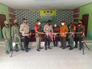 Kapolsek Merbau Mataram Iptu Aspul Niswan Resmikan Desa Talang Jawa Sebagai KTN