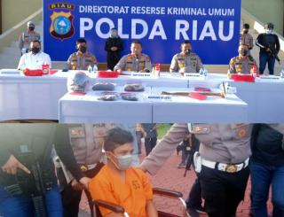 Pelaku Pembunuh dan Kubur Istri Dalam Septic Tank, Ditangkap Polda Riau