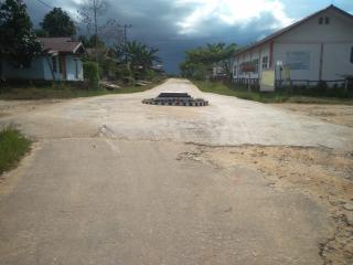 Proyek Pembangunan Rabat Beton Jalan Desa Tunggal Bakti Kec.Kebayan Kab.Sangau di Sinyalir Proyek Siluman