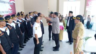 Kapolres Mesuji Lantik Pengurus Kelompok Sadar Keamanan dan Ketertiban Masyarakat