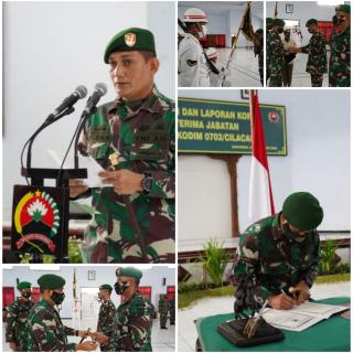 Pesan Danrem 071/Wk, Saat Pimpin Sertijab Dandim 0703/Cilacap 