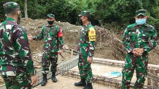 Dansatgas TMMD Ke 109 Terima Kunjungan Tim Wasev
