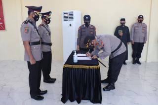 Sertijab Wakapolres Lamsel, Kompol Harto Agung Cahyo Gantikan Kompol Eko Nugroho