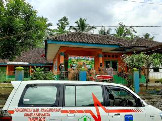 Kapolsek Langkaplancar Bersama Unsur Muspika Langkaplancar Melakukan Peninjauan Kampung Tangguh Lodaya