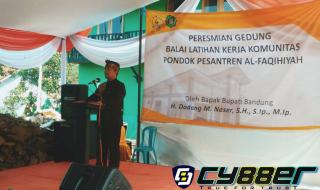 Bupati Bandung Dadang Naser, Resmikan gedung BLKK Ponpes Al-Faqiyah Arjasari