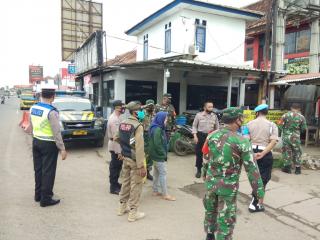 Polsek Ciasem Polres Subang, Kian Gencar Laksanakan Ops Yustissi Gaktiblin Prokes Covid-19