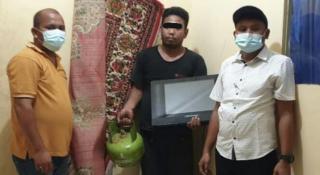 Pencuri Rumah Kosong Dibekuk Reskrim Polsek Pancur Batu