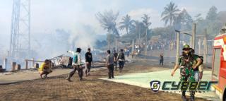 Kebakaran Kasepuhan Cipta Mulya, Kodim 0622/Kab. Sukabumi Tembus Medan Terjal Kirim Armada Pemadam dan Evakuasi Warga