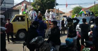 Pengamanan Kegiatan Aksi Damai Solidaritas Bela Palestina, Polres Sumedang Siagakan 149 Personil
