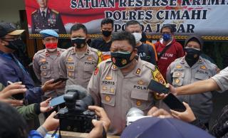 Polres Cimahi Ungkap Kasus Penganiayaan di Kab.Bandung Barat