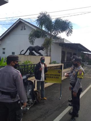 Awal Tahun 2021, Polres Subang Polda Jabar Pimpin Ops Yustisi Penegakan Protokol kesehatan