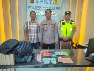 Uang Palsu Yang Dibeli Secara Online Diungkap Polsek Cikajang 