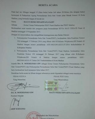 Kisruh Dualisme PSHT di Kabupaten Mesuji, Padepokan Agung Sebagai Saksi Bisu. Ini Faktanya