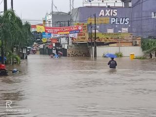 Akibat Hujan Semalaman, Kota Bekasi di Genangi Banjir