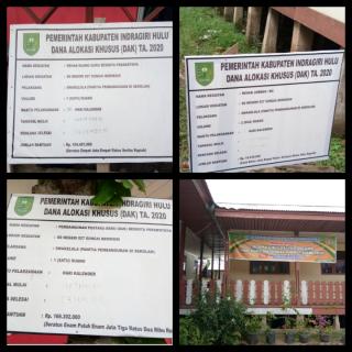 Diduga Indikasi Penggelembungan Dana Rehabilitasi Gedung Sekolah SDN 027 di Kabupaten Indragiri Hulu