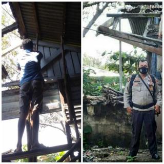Gerakkan Organisasi Marga Siraja Naipospos Untuk Bedah Rumah, Aipda Dohar Sibagariang : "Ini misi kemanusiaan"