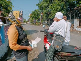 PPKM Darurat Hari ke-3, Kades Palasah Himbau Prokes