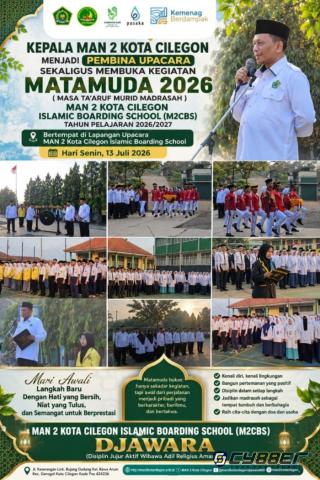 Kepala MAN 2 Kota Cilegon Buka MATAMUDA 2026, Tanamkan Karakter DJAWARA kepada Murid Baru