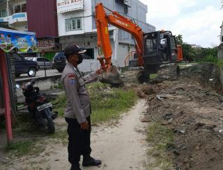 Pembukaan Jalan Mahardika di Kelurahan Tampan Pekanbaru