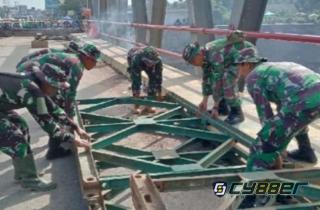 TNI Kebut Pembangunan Jembatan Bailey di Aceh, Presiden Prabowo Turun ke Lokasi dan Angkat Moril Prajurit