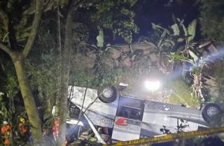 26 Tewas dan 39 Selamat dalam Kecelakaan Bus Pariwisata di Wado Sumedang