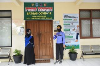 Sambil Bersepeda, Kapolres Banjar Cek Penerapan PPKM Skala Mikro di Wilayah Patruman dan Langensari 