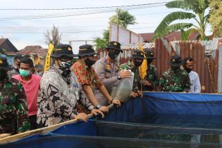 Wujudkan Program Kampung Tangguh Nusantara Tahun 2020, Jajaran Polres Dumai Lounching Gerakan Jaga Kampung di 7 Kecamatan Se - Kota Dumai