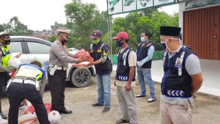 Oprasi Zebra, Satlantas Polres Mesuji Polda Lampung Melaksanakan Kegitan Bhakti Sosial