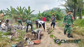 TMMD ke 128 Kodim 0623/Cilegon : Gotong Royong TNI–Masyarakat Perbaiki Gorong-gorong Penghubung Beji–Ciranggon