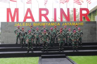 Kunjungan Untuk Mempererat Sinergitas Antara Koopssus TNI dan Korps Marinir