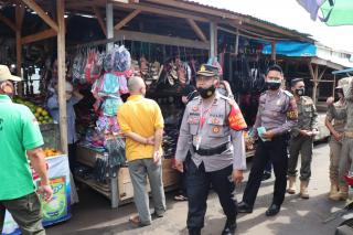 Jajaran Personel Polres Ciamis Polda Jabar Terus Laksanakan Himbauan Prokes dan PPKM Mikro