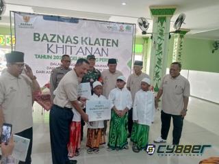 Ratusan Anak Ikuti Khitanan Massal Baznas Klaten, Ini Kata Danramil