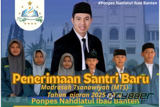 Ponpes Nahdlatul Ibad Banten Buka Pendaftaran Santri Baru Tahun Ajaran 2025–2026