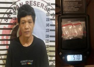 Satresnarkoba Polres Tulang Bawang Tangkap Seorang Bandar Narkotika
