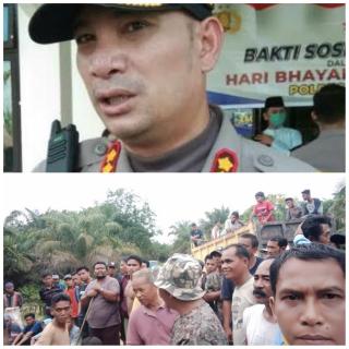 Kapolres Pelalawan : Paska Bentrokan PT NWR Dengan Warga Desa Mamahan Sudah Kondusif