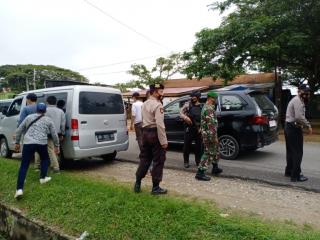 Antisipasi Terorisme, Polsek Pasir Penyu dan Tim Gabungan Melaksanakan Razia