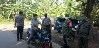 Putus Mata Rantai Penularan Covid-19 Polsek Ujungjaya Gelar Ops Yustisi