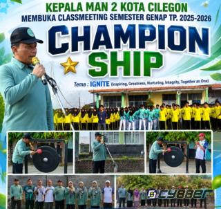Kepala MAN 2 Kota Cilegon Resmi Buka Class Meeting Semester Genap 2025/2026