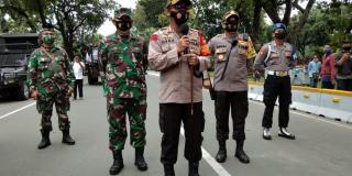 Bubarkan Aksi Massa Perusuh, Ini Penjelasan Kapolres Metro Jakpus
