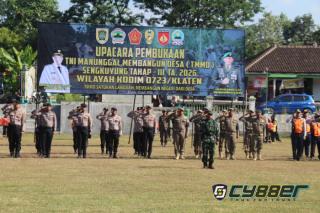 TMMD Sengkuyung Tahap III 2026 Resmi Dibuka Di Desa Sedayu, Perkuat Sinergi TNI, Pemda dan Masyarakat Bangun Desa