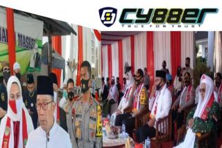 Watimpres Hadiri Kegiatan Penyerahan Bendera Kirab HUT RI Ke 75 Tahun di Karawang