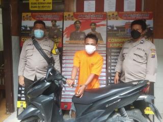Polsek Medan Area Amankan Pelaku Curanmor